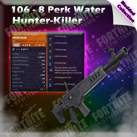 Modded 106 Water Hunter-killer - 8 perk