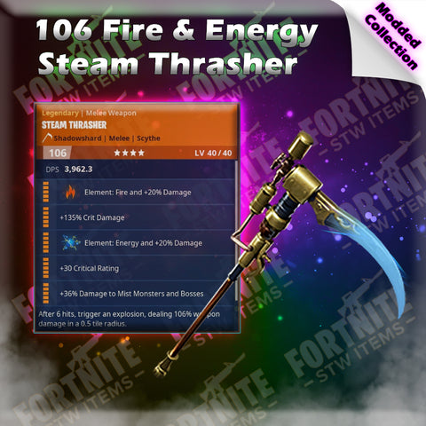 106  Fire & Energy Steam Thrasher (298.3/300 Dura)
