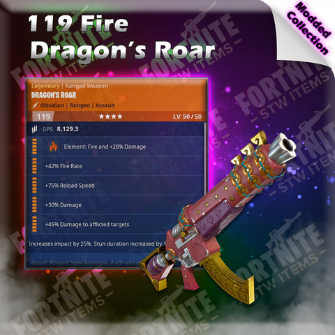 Modded 119 Fire Dragon's Roar