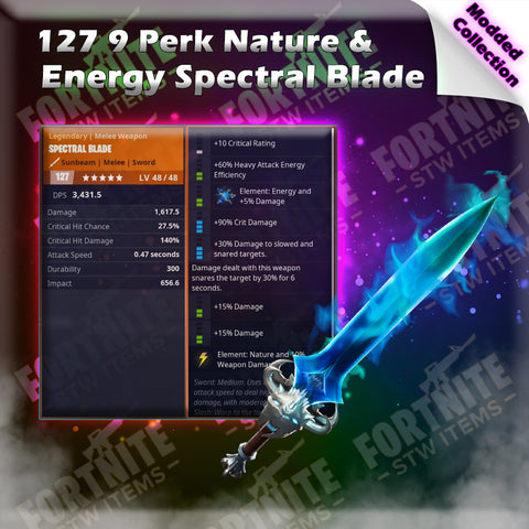 PL 127 Energy & Nature 9 Perk Spectral Blade