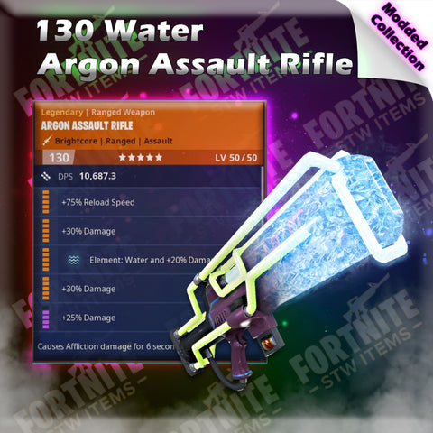 Modded 130 Water Argon Assault Rifle (373.7/375)