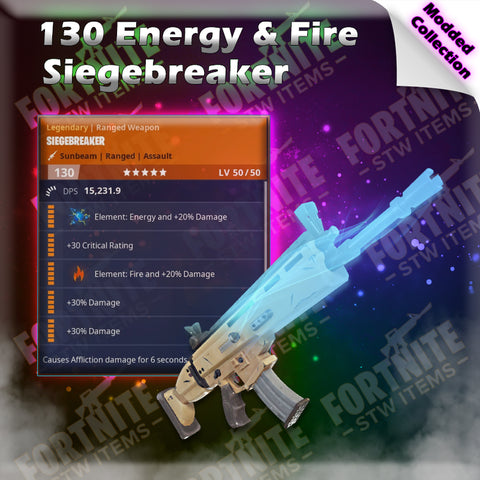 Modded 130 Energy & Fire Siegebreaker