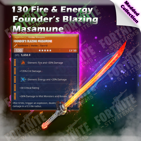 Modded 130 Fire & Energy Masamune
