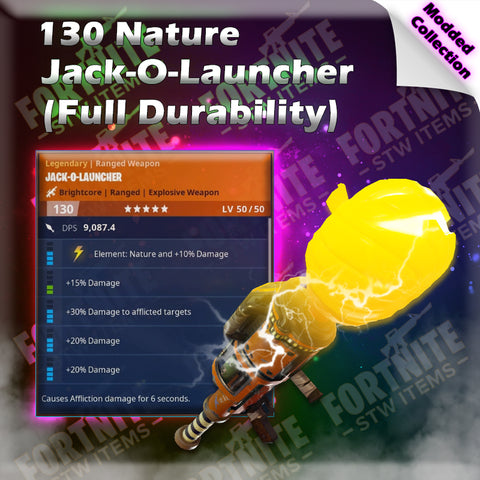 130 FULL DURABILITY Nature Jack-o-launcher