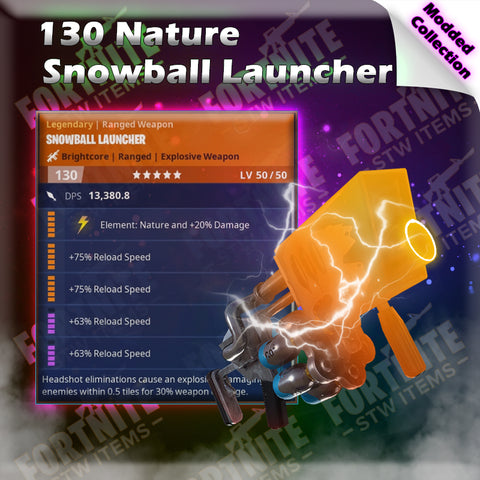 Modded 130 Nature Snowball Launcher