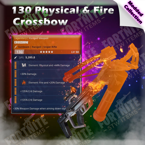 Modded 130 Fire & Physical Crossbow