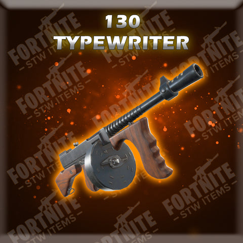 130 Typewriter - Fire (God Roll)