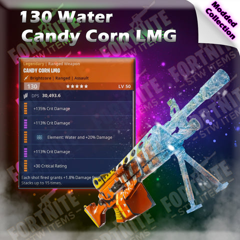 Modded 130 Water Candy Corn LMG (Full Durability)