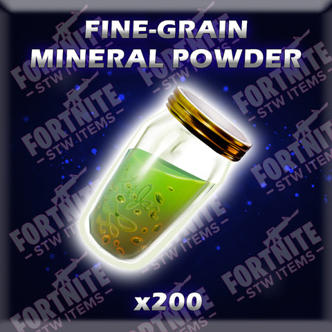 200 x Fine-grain mineral powder