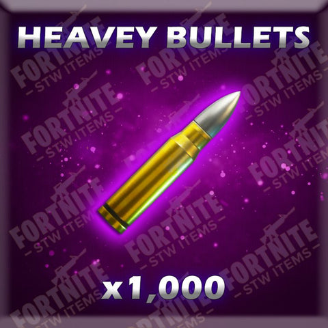 1,000 x Heavy Bullets