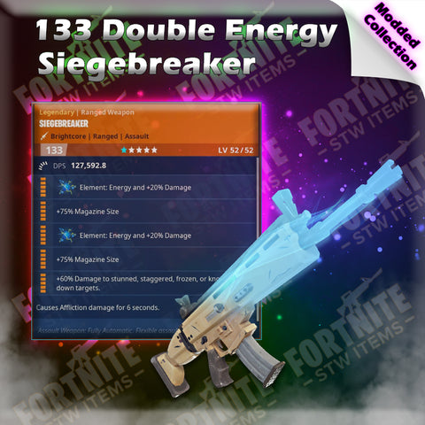 SUPERCHARGED 133 Double Energy Siegebreaker