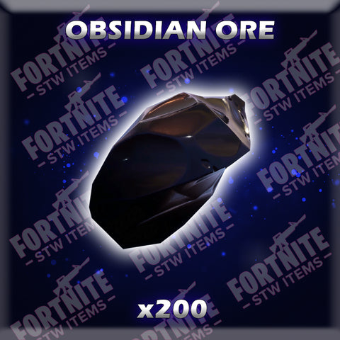 200 x Obsidian Ore