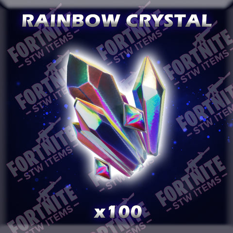 100 x Rainbow Crystal