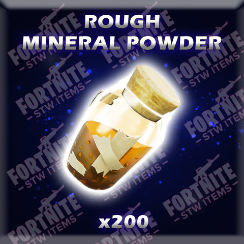 200 x Rough Mineral Powder