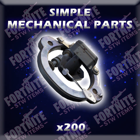 200 x Simple Mechanical Parts