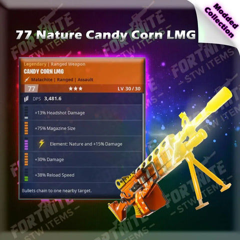 PL 77 NATURE BULLET CHAIN CANDY CORN LMG